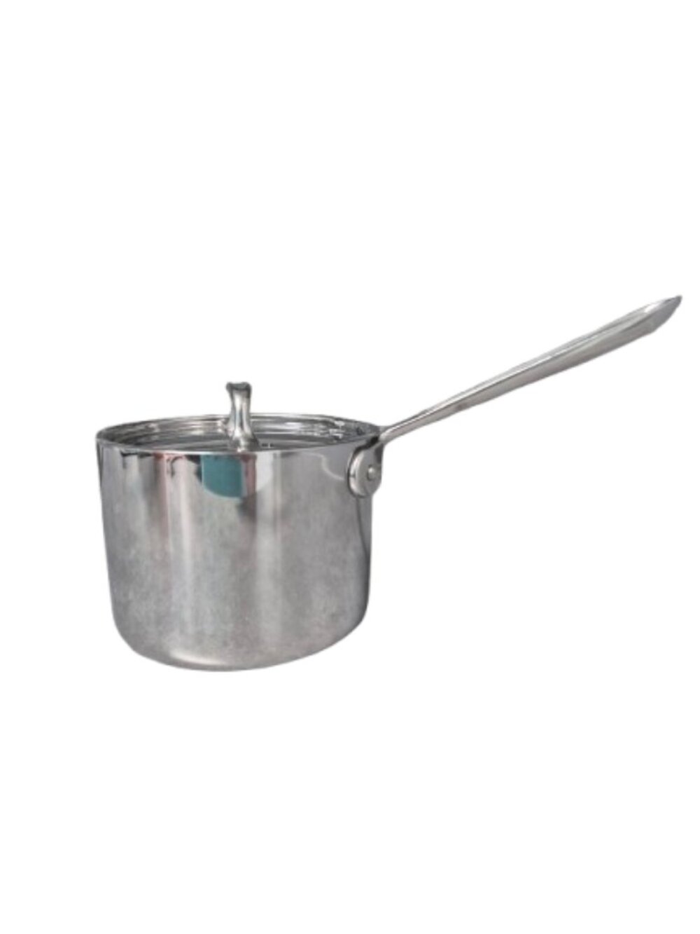 Vintage All-Clad 1.5 Qt Stainless Steel Sauce Pan with Lid, 3-Ply